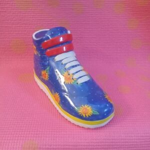 GANZ Multicolor Sunflower Ceramic Shoe Bank